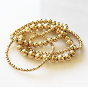 5 14K gold filled bracelets